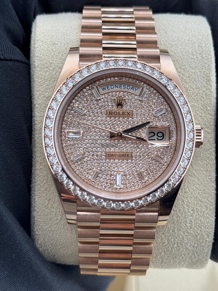 Rolex | Day-Date | 228345RBR | Rose gold | 40 x 48 mm | Rose gold | Gold (solid) | Automatic