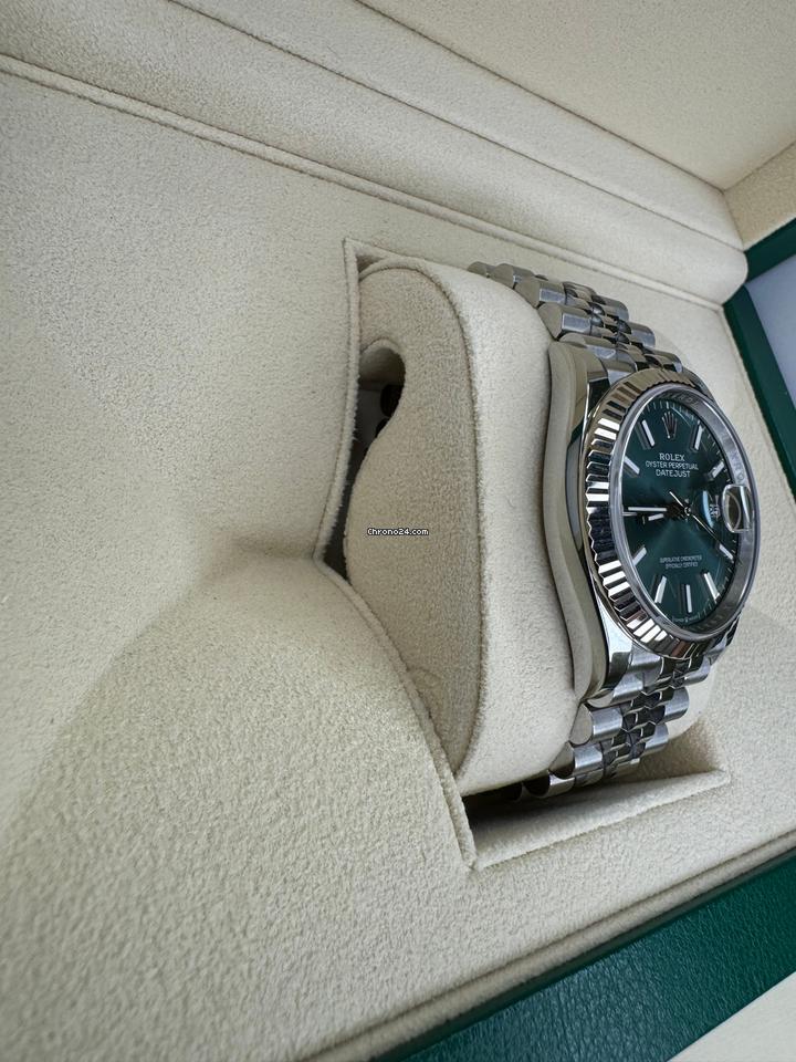Rolex | Datejust | 126234 | Gold/Steel | 36 mm | Steel | Green | Automatic