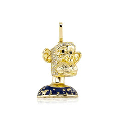 Multiverse Ape Monkey NFT Pendant (Blue)