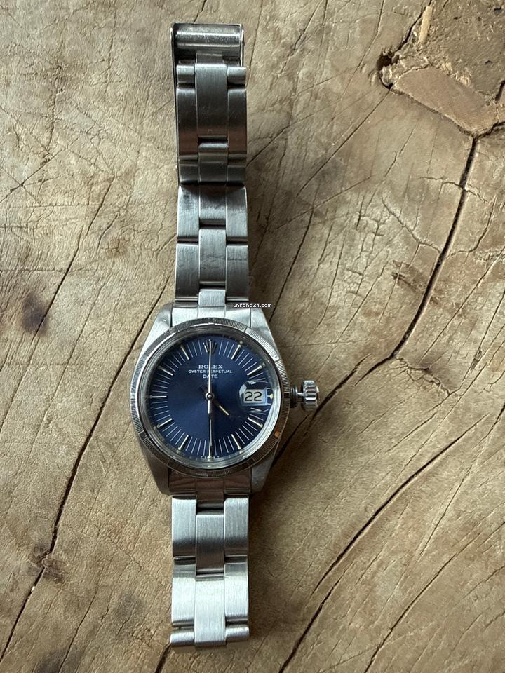 Rolex | Oyster Perpetual | 6919 | Steel | 26 mm | Steel | Blue | Automatic
