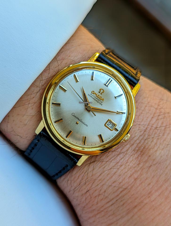 Omega Constellation Onix Dial Index Jumbo Gold 18kt 0.750 Jumbo 1962