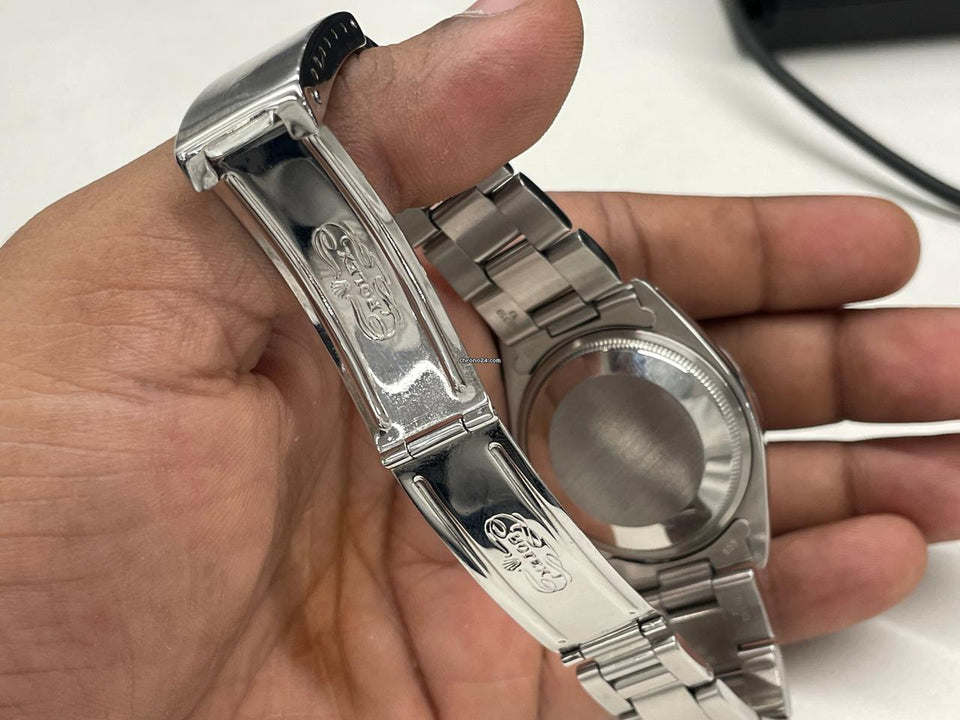 Rolex | Oyster Perpetual | 1500 | Steel | 34 mm | Steel | Blue | Automatic