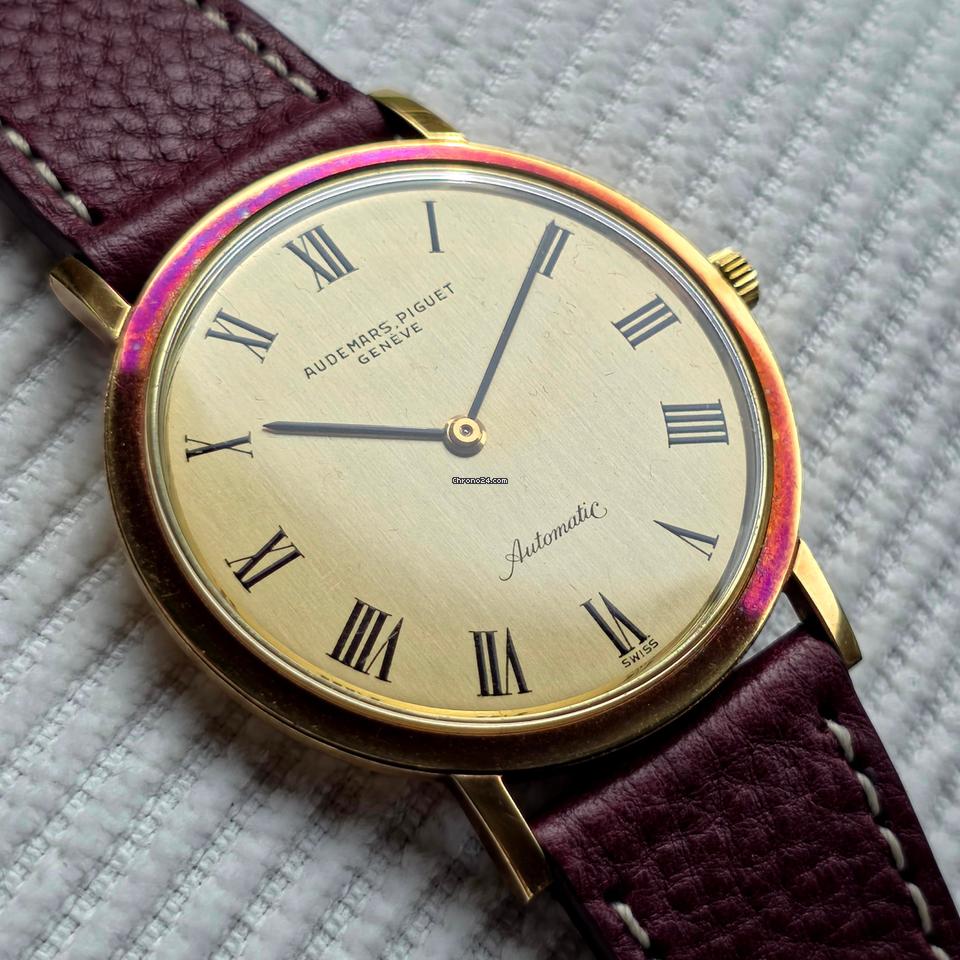 Audemars Piguet Automatic K2120 JUMBO Gold 18kt Patrimony Ultra Thin NEW OLD STOCK