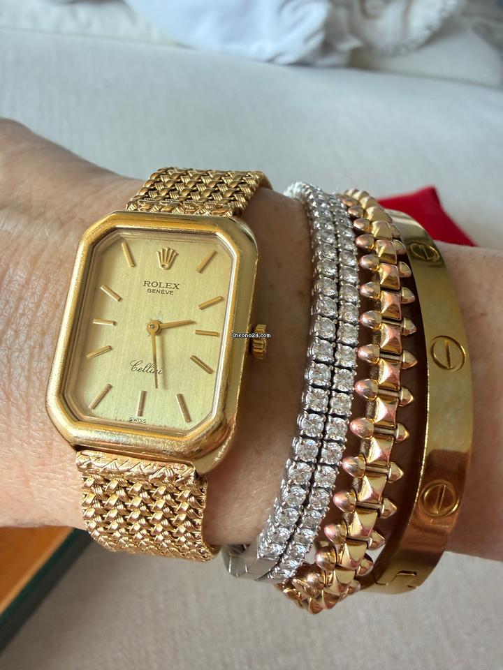 Rolex | Cellini | 4104 | Yellow gold | 23 mm | Yellow gold | Gold | Manual winding