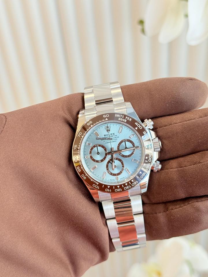 Rolex | Daytona | 126506-0002 | Platinum | 40 mm | Platinum | Turquoise | Automatic