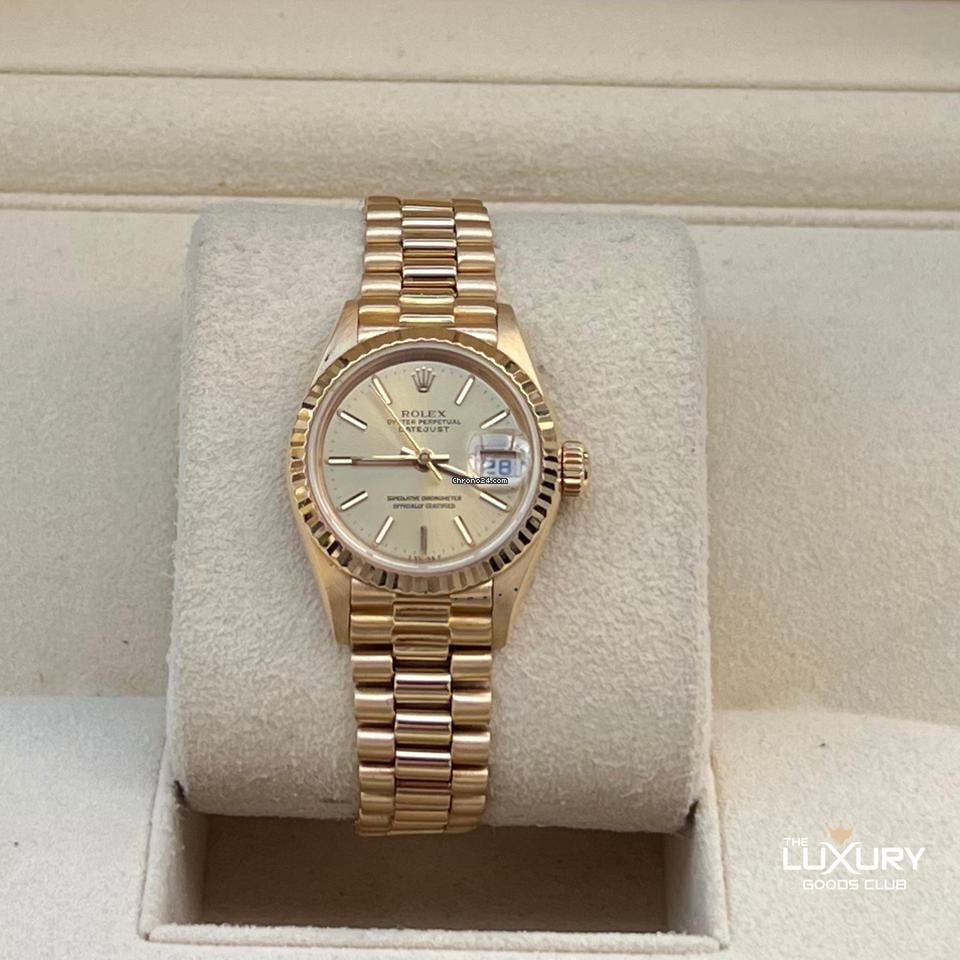 Rolex | Datejust | 69178 | Yellow gold | 26 mm | Yellow gold | Champagne | Automatic