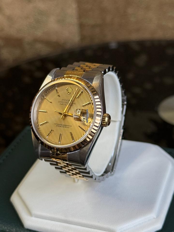 Rolex | Datejust | 16233 | Gold/Steel | 36 mm | Gold/Steel | Champagne | Automatic