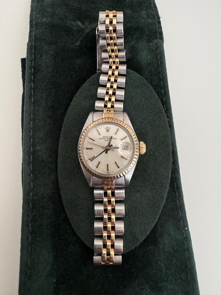 Rolex | Datejust | 6917 | Gold/Steel | 26 mm | Yellow gold | Champagne