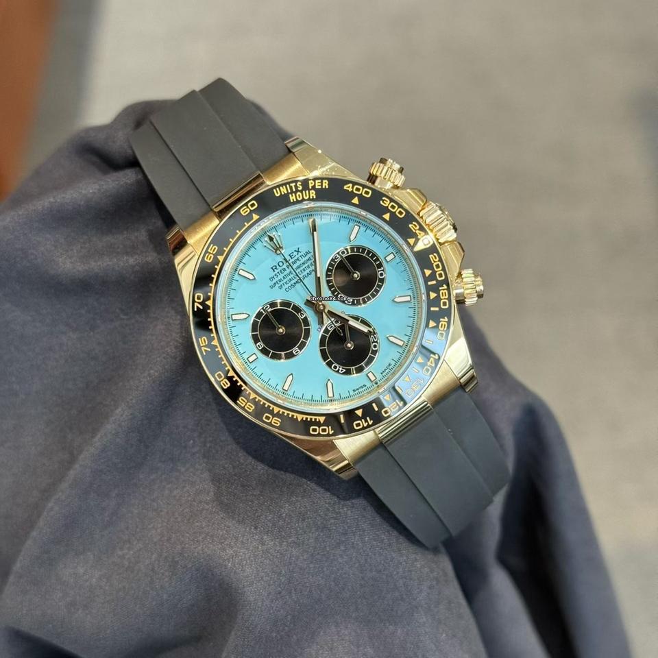 Rolex | Daytona | 126518ln | Yellow gold | 40 mm | Rubber | Blue | Automatic