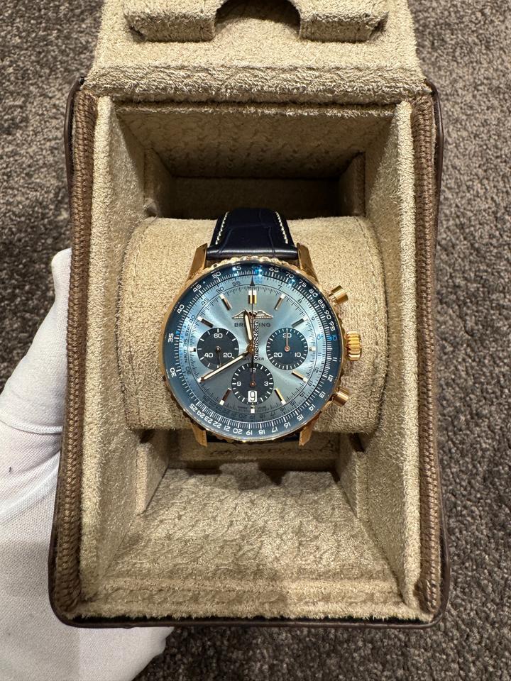 Breitling Navitimer Limited 1 of 25 18k red gold full set new! warranty 2032