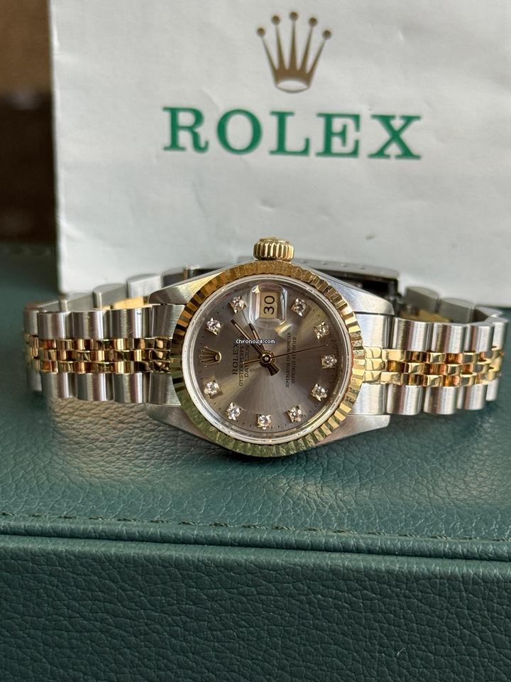 Rolex | Datejust | 69173 | Gold/Steel | 26 mm | Gold/Steel | Grey | Automatic