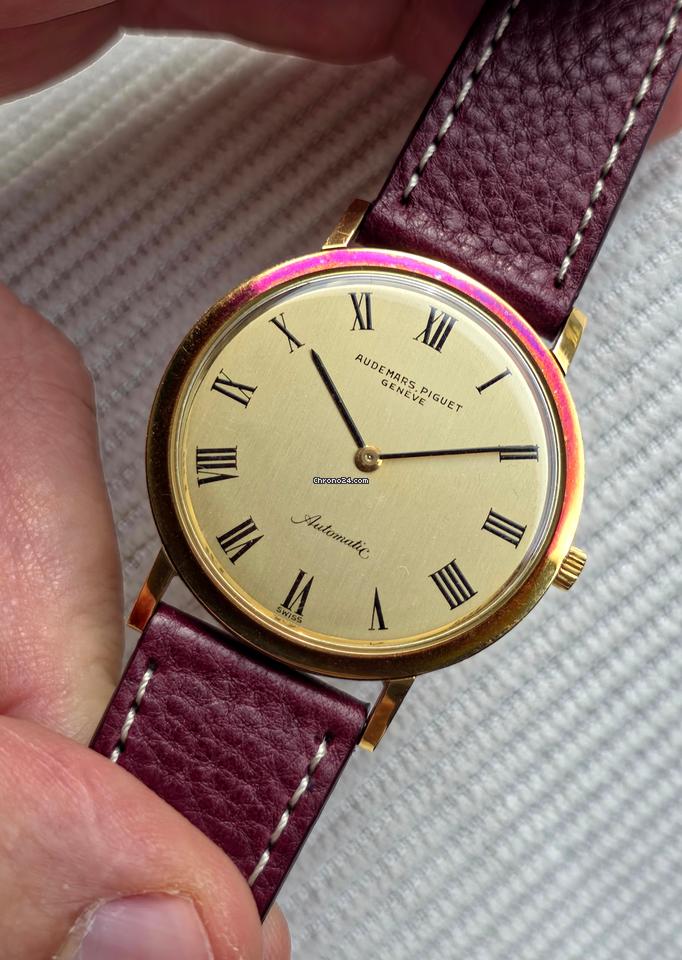 Audemars Piguet Automatic K2120 JUMBO Gold 18kt Patrimony Ultra Thin NEW OLD STOCK