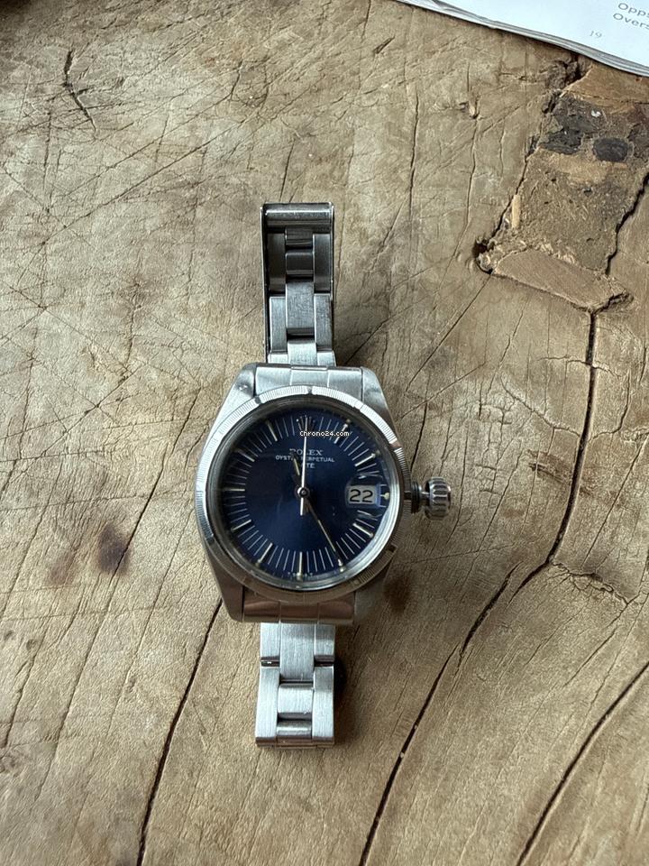 Rolex | Oyster Perpetual | 6919 | Steel | 26 mm | Steel | Blue | Automatic