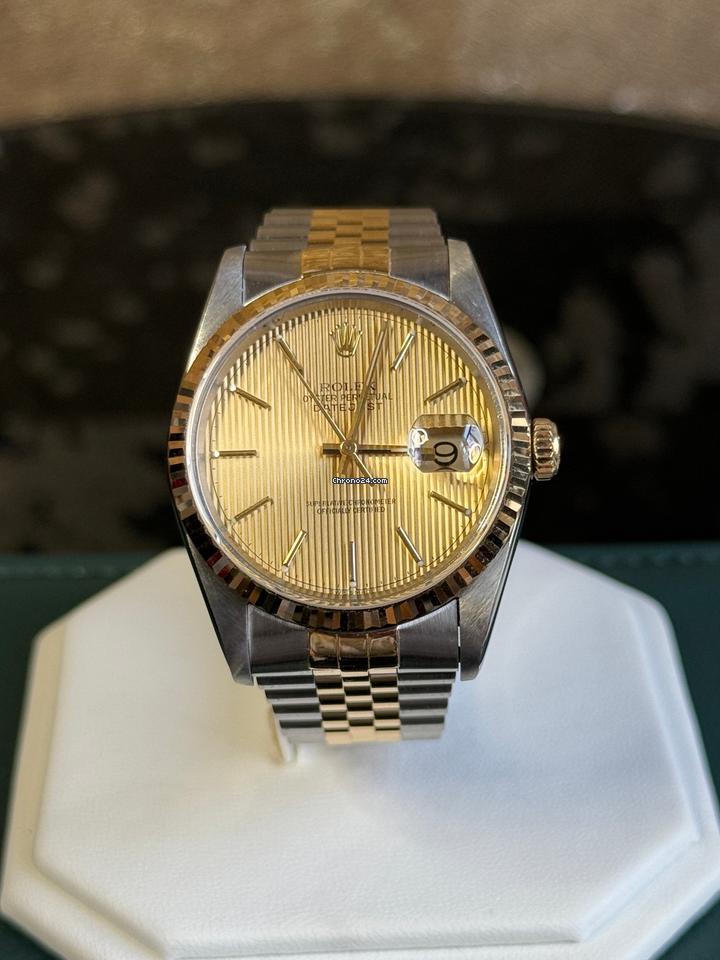 Rolex | Datejust | 16233 | Gold/Steel | 36 mm | Gold/Steel | Champagne | Automatic