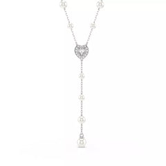 Swarovski® Ss25 Capsule Women's Base Metal Necklace - Silver 5720855