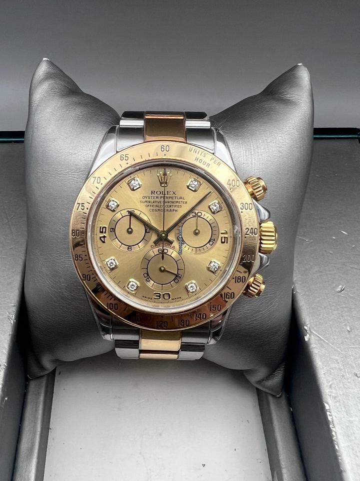 Rolex | Daytona | 116523 | Yellow gold | 40 mm | Gold/Steel | Gold | Automatic