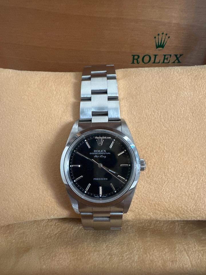Rolex | Air King | 14000M | Steel | 34 mm | Steel | Black | Automatic