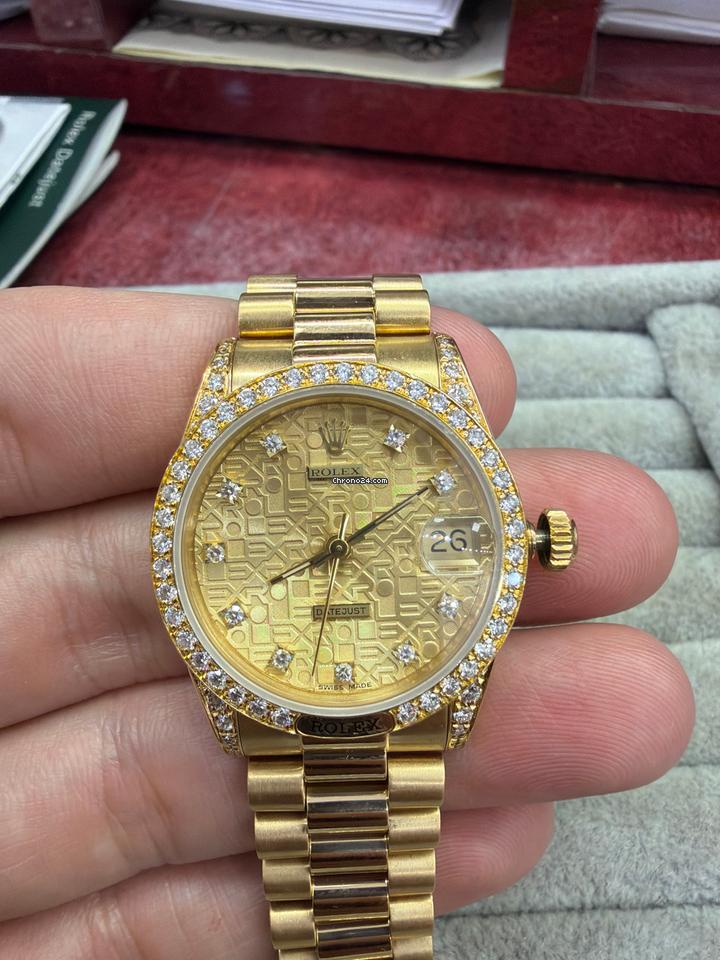 Rolex | Day-Date | 18138 | Yellow gold | 31 mm | Yellow gold | Champagne | Automatic