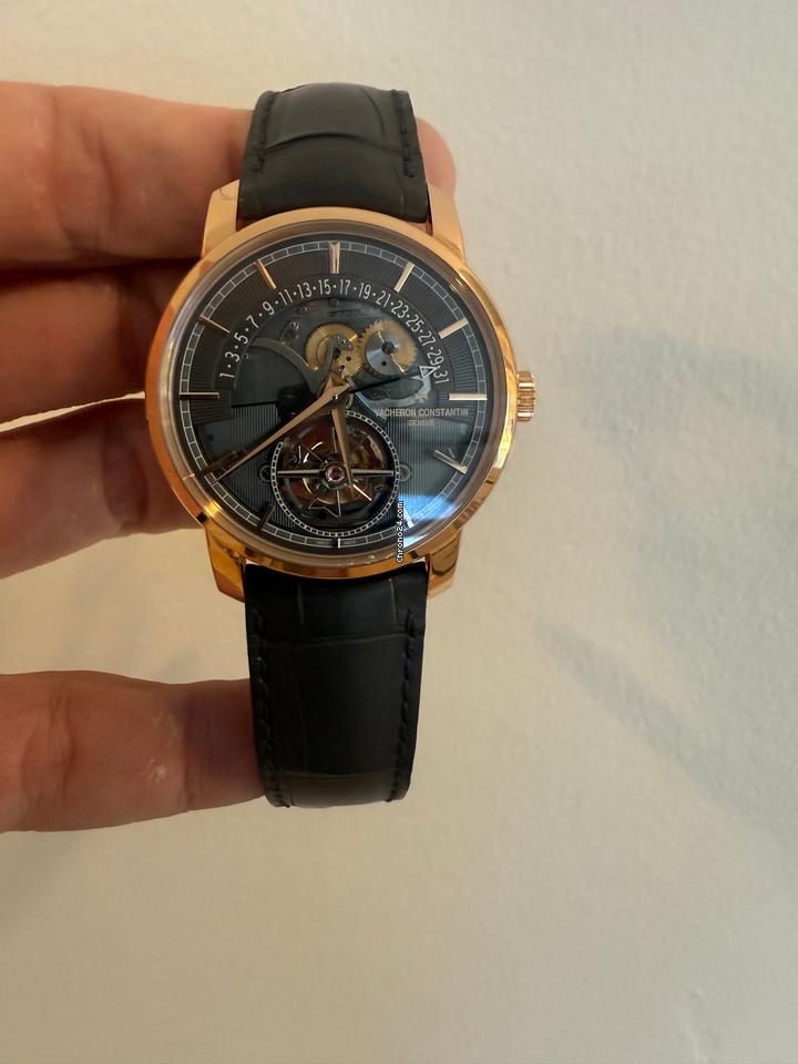 Vacheron Constantin Retrograde6010 T/000 R-B638 TRADITIONNELLE Tourbillon Retrograde Date Openface