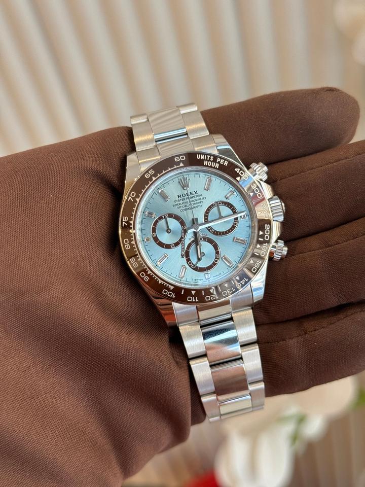 Rolex | Daytona | 126506-0002 | Platinum | 40 mm | Platinum | Turquoise | Automatic