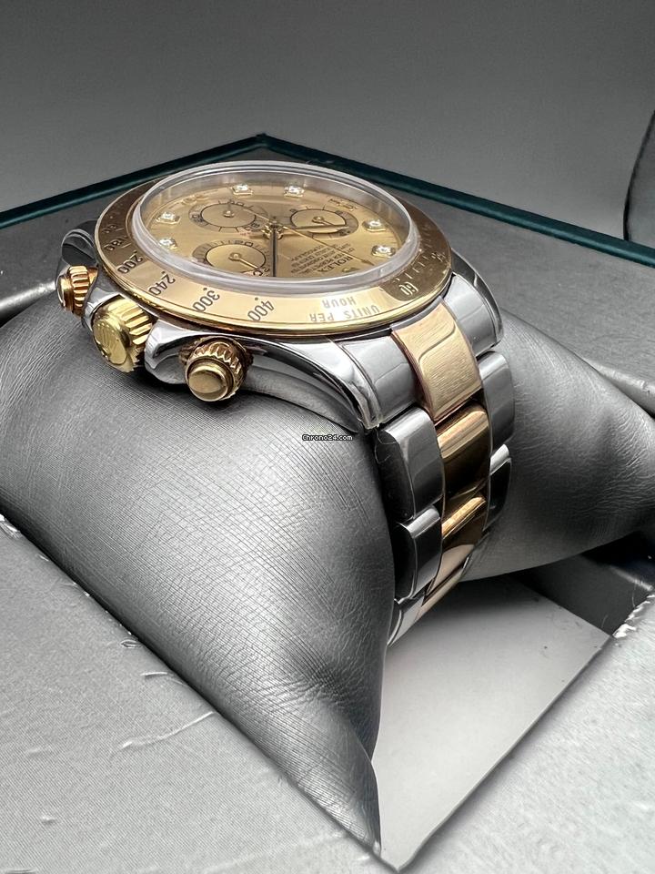 Rolex | Daytona | 116523 | Yellow gold | 40 mm | Gold/Steel | Gold | Automatic